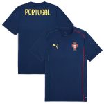 Shop portugal national team puma casuals t-shirt – navy – Mexico Football Shirts & World Cup Jerseys