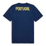 Shop portugal national team puma casuals t-shirt – navy – Mexico Football Shirts & World Cup Jerseys