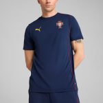 Shop portugal national team puma casuals t-shirt – navy – Mexico Football Shirts & World Cup Jerseys