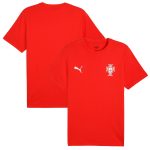 Shop portugal national team puma ftblless t-shirt – red – Mexico Football Shirts & World Cup Jerseys