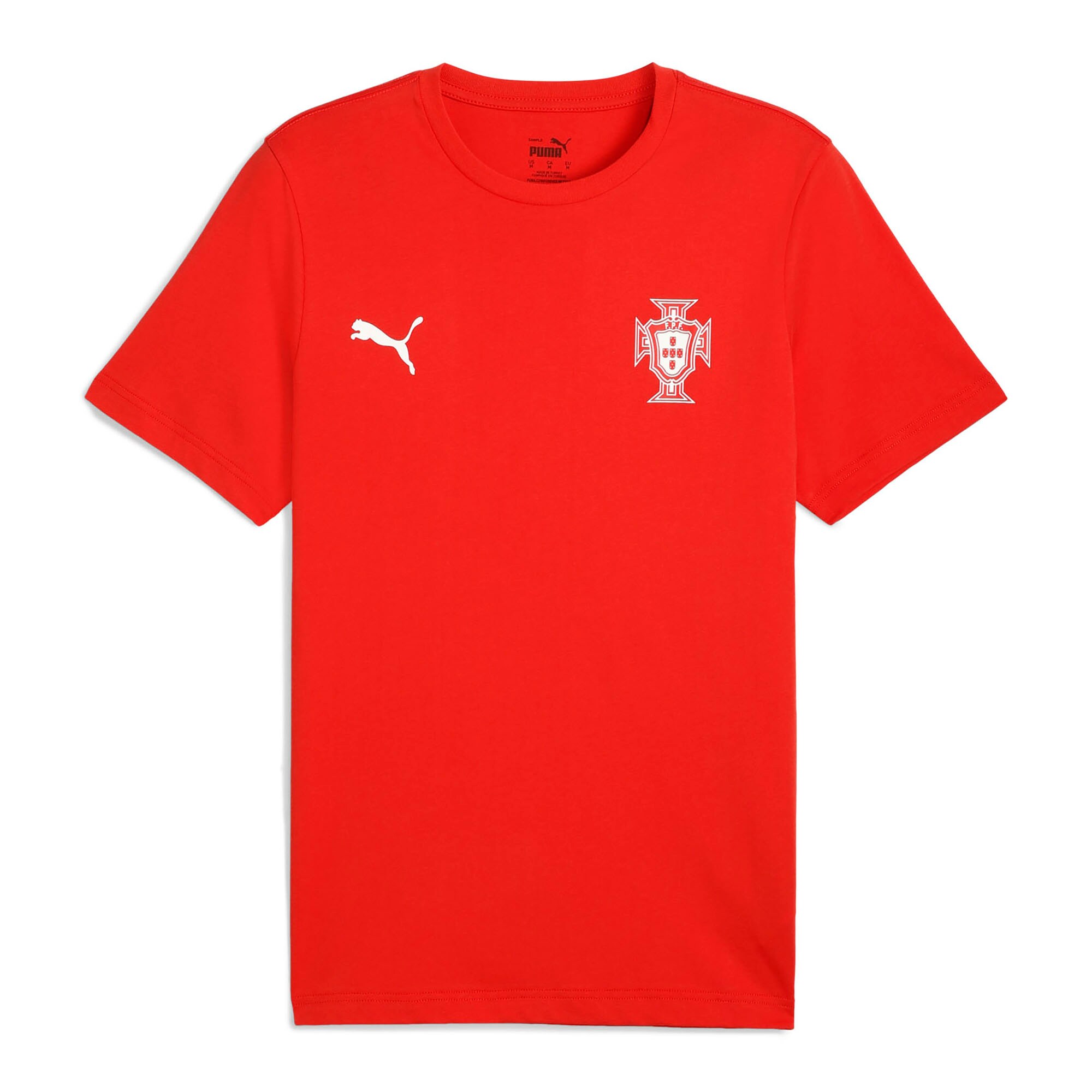 Shop portugal national team puma ftblless t-shirt – red – Mexico Football Shirts & World Cup Jerseys