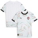 Shop portugal national team puma youth 2025 away replica jersey – white – Mexico Football Shirts & World Cup Jerseys