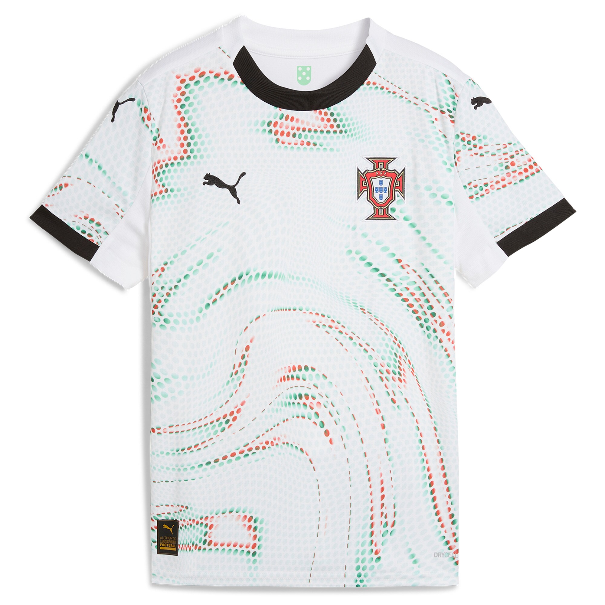 Shop portugal national team puma youth 2025 away replica jersey – white – Mexico Football Shirts & World Cup Jerseys