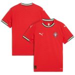 Shop portugal national team puma youth 2025 home replica jersey – red – Mexico Football Shirts & World Cup Jerseys
