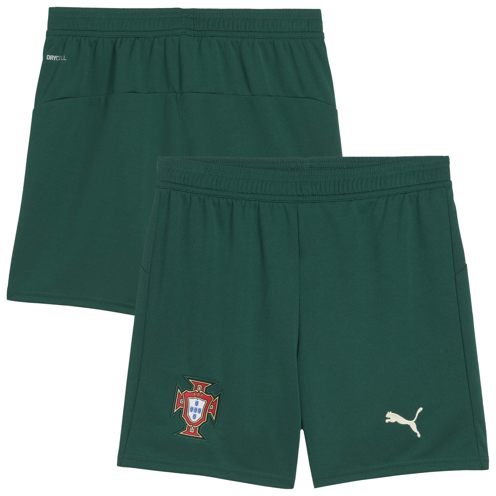 Shop portugal national team puma youth replica shorts – green – Mexico Football Shirts & World Cup Jerseys