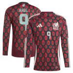 Shop raul jimenez mexico national team adidas 2024 home replica player long sleeve jersey – burgundy – Mexico Football Shirts & World Cup Jerseys