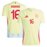 Shop rodrigo spain national team adidas 2024 away replica jersey – yellow – Mexico Football Shirts & World Cup Jerseys