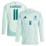 Shop santiago giménez mexico national team adidas 2024 away replica player long sleeve jersey – green – Mexico Football Shirts & World Cup Jerseys