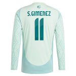 Shop santiago giménez mexico national team adidas 2024 away replica player long sleeve jersey – green – Mexico Football Shirts & World Cup Jerseys