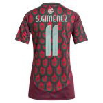 Shop santiago giménez mexico national team adidas women8217s 2024 home replica player jersey – burgundy – Mexico Football Shirts & World Cup Jerseys