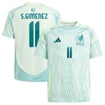 Shop santiago giménez mexico national team adidas youth 2024 away replica player jersey – green – Mexico Football Shirts & World Cup Jerseys