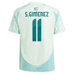 Shop santiago giménez mexico national team adidas youth 2024 away replica player jersey – green – Mexico Football Shirts & World Cup Jerseys