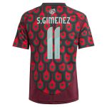 Shop santiago giménez mexico national team adidas youth 2024 home replica player jersey – burgundy – Mexico Football Shirts & World Cup Jerseys