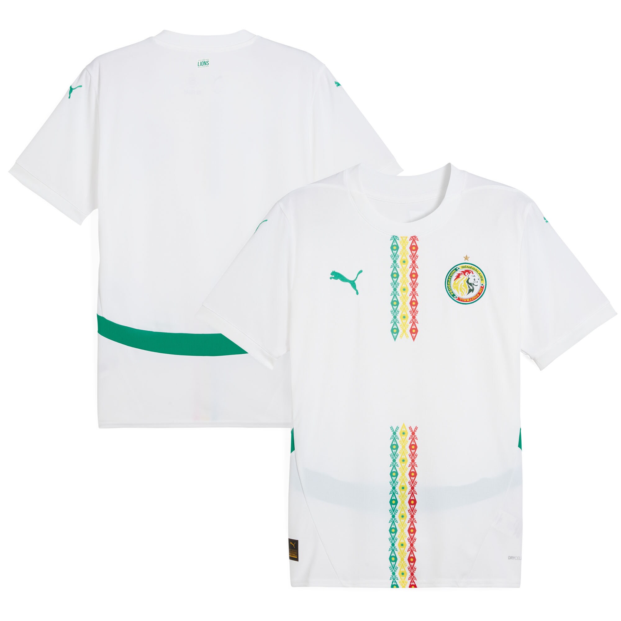 Shop senegal national team puma 2025 home replica jersey – white – Mexico Football Shirts & World Cup Jerseys