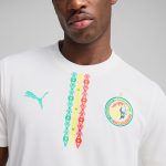 Shop senegal national team puma 2025 home replica jersey – white – Mexico Football Shirts & World Cup Jerseys