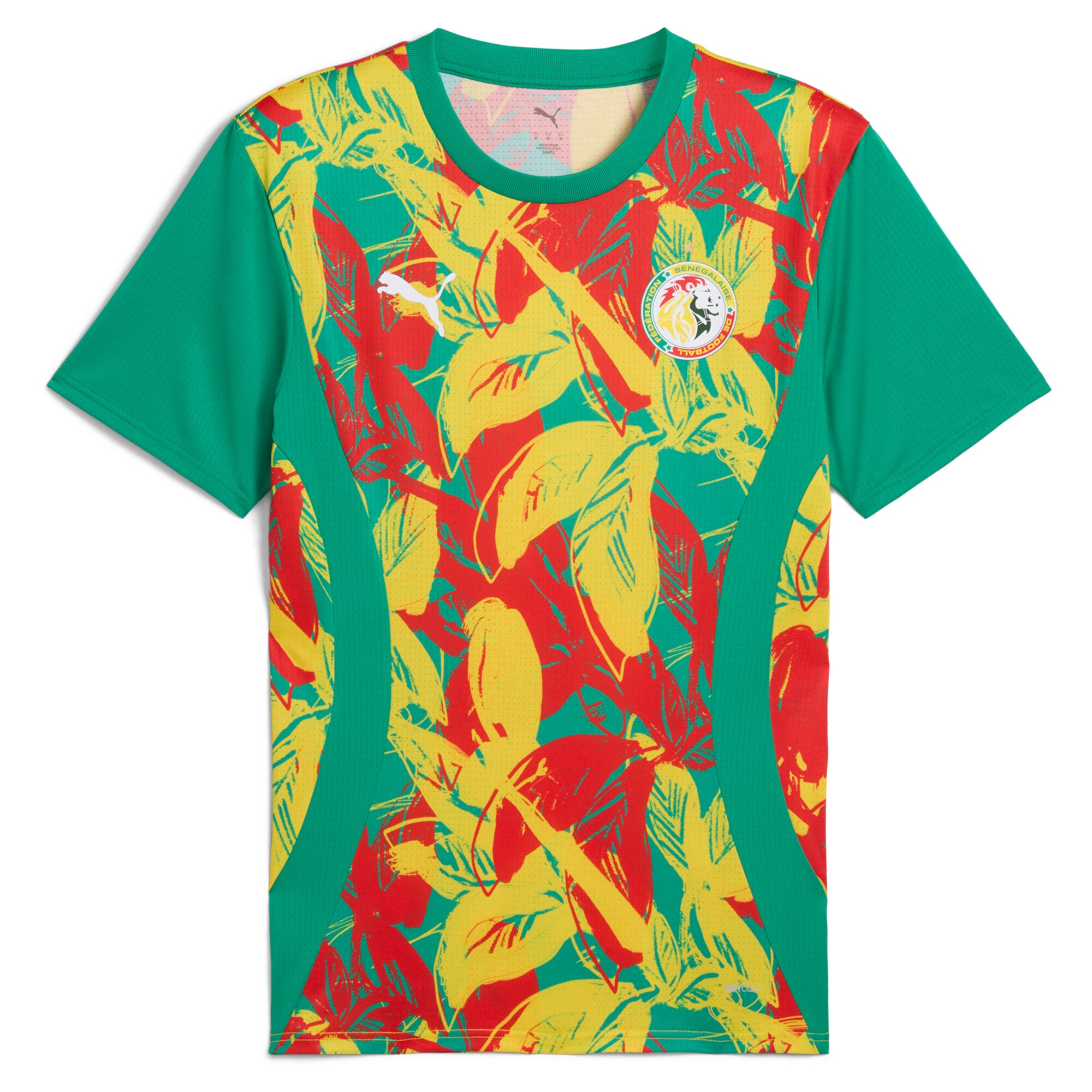 Shop senegal national team puma 2025 pre-match jersey – green – Mexico Football Shirts & World Cup Jerseys