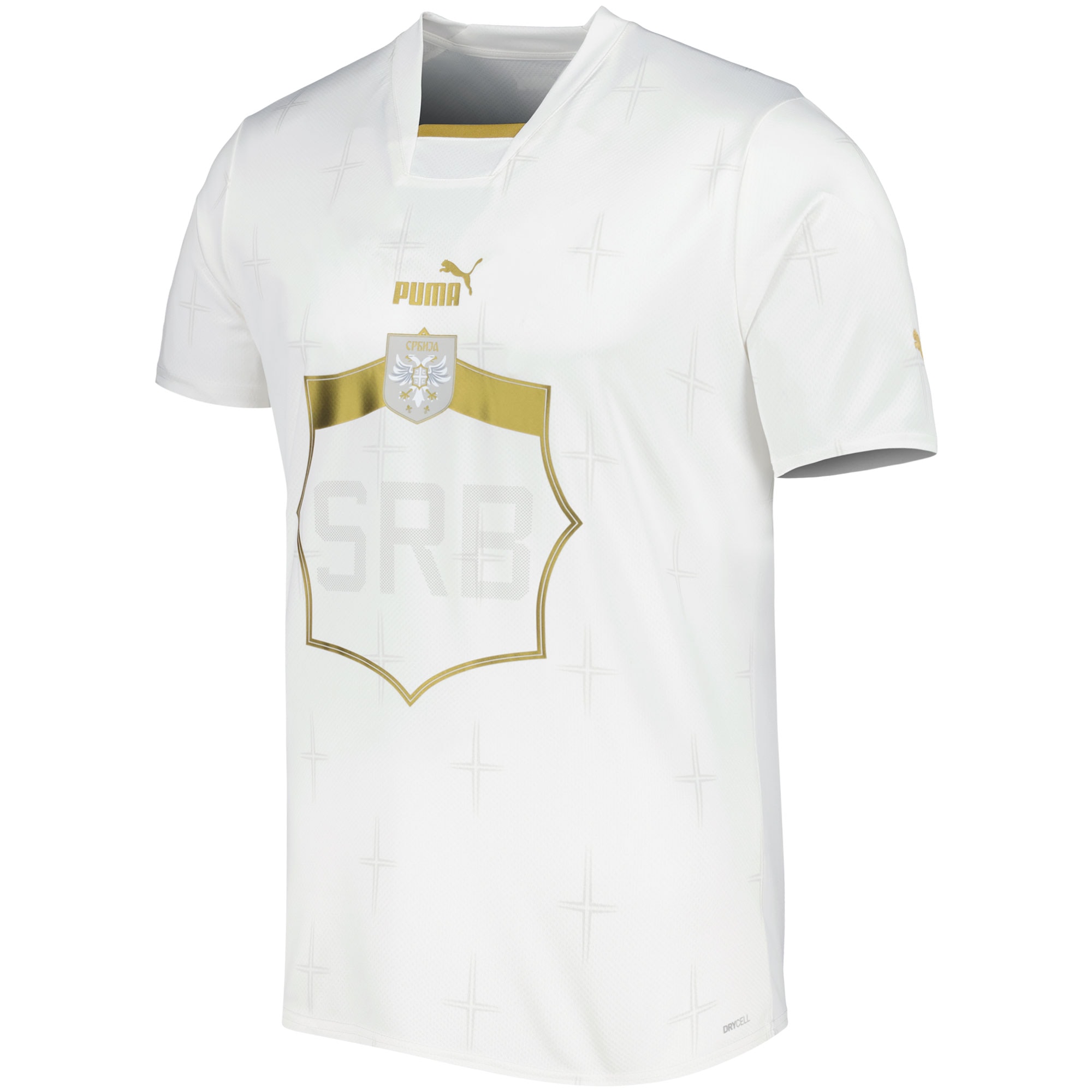Shop serbia national team puma 202223 away replica jersey – white – Mexico Football Shirts & World Cup Jerseys