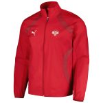 Shop serbia national team puma 2024 pre-match full-zip hoodie jacket – red – Mexico Football Shirts & World Cup Jerseys