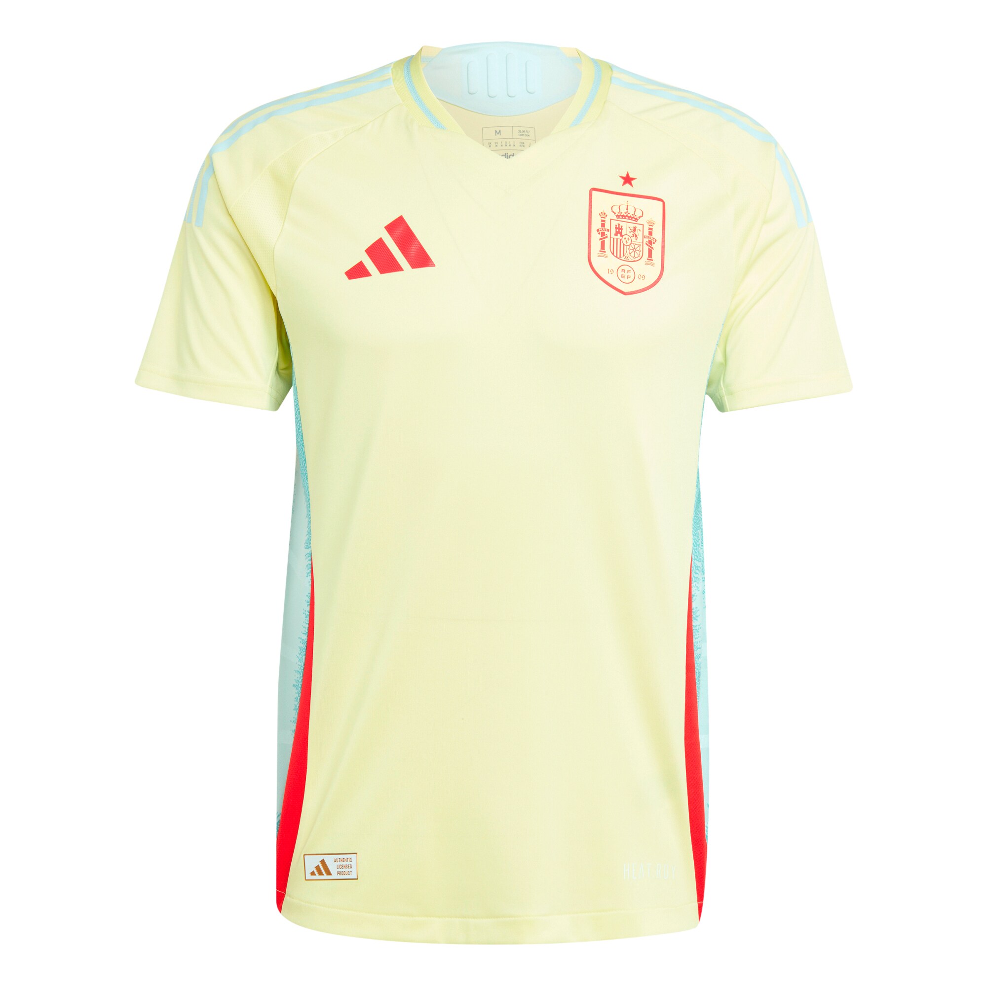 Shop spain national team adidas 2024 away authentic jersey – yellow – Mexico Football Shirts & World Cup Jerseys