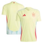Shop spain national team adidas 2024 away replica jersey – yellow – Mexico Football Shirts & World Cup Jerseys
