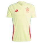 Shop spain national team adidas 2024 away replica jersey – yellow – Mexico Football Shirts & World Cup Jerseys