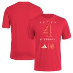 Shop spain national team adidas 2024 european champions t-shirt – red – Mexico Football Shirts & World Cup Jerseys