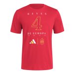 Shop spain national team adidas 2024 european champions t-shirt – red – Mexico Football Shirts & World Cup Jerseys