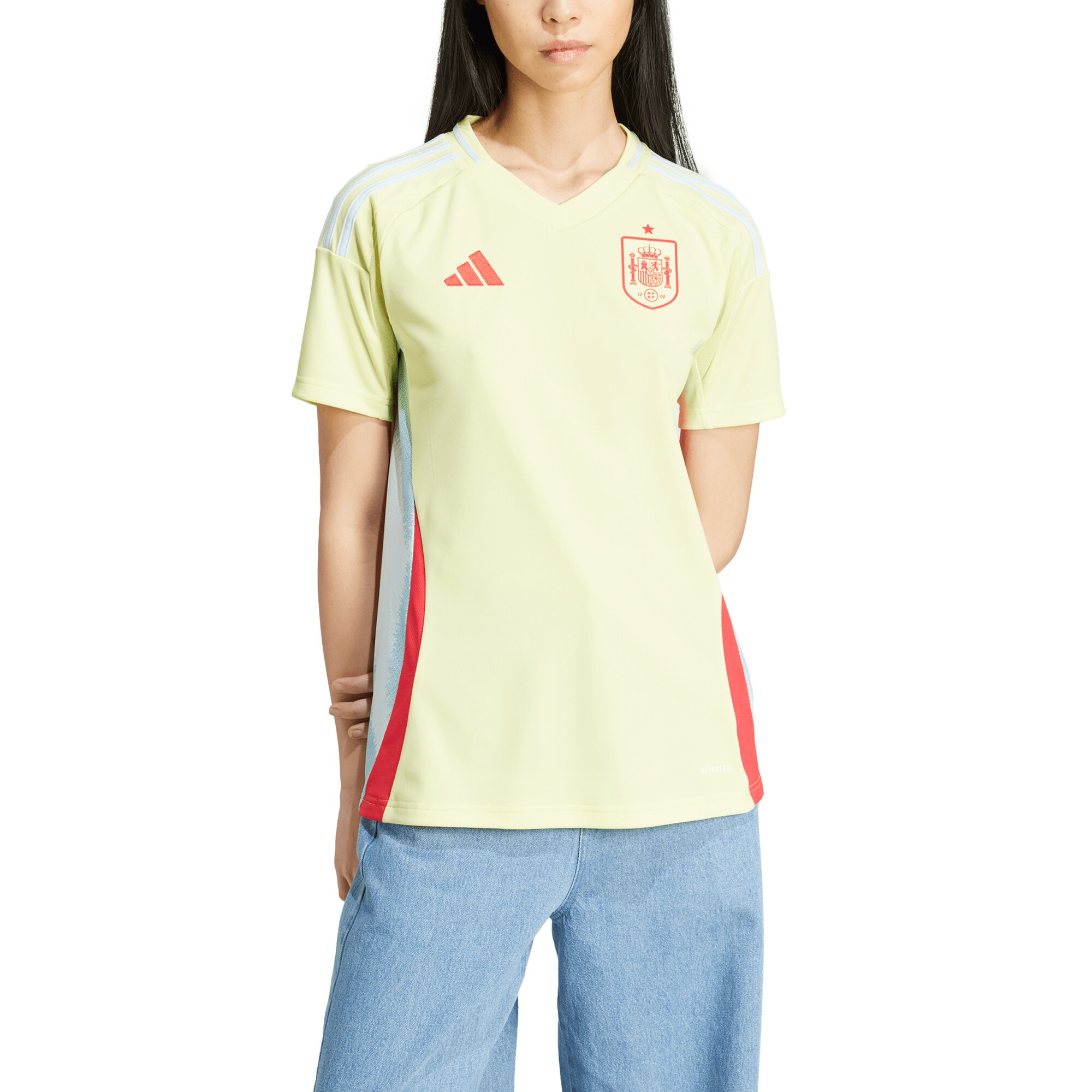 Shop spain national team adidas women8217s 2024 away replica jersey – yellow – Mexico Football Shirts & World Cup Jerseys