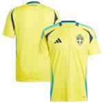 Shop sweden national team adidas 2024 home replica jersey – yellow – Mexico Football Shirts & World Cup Jerseys