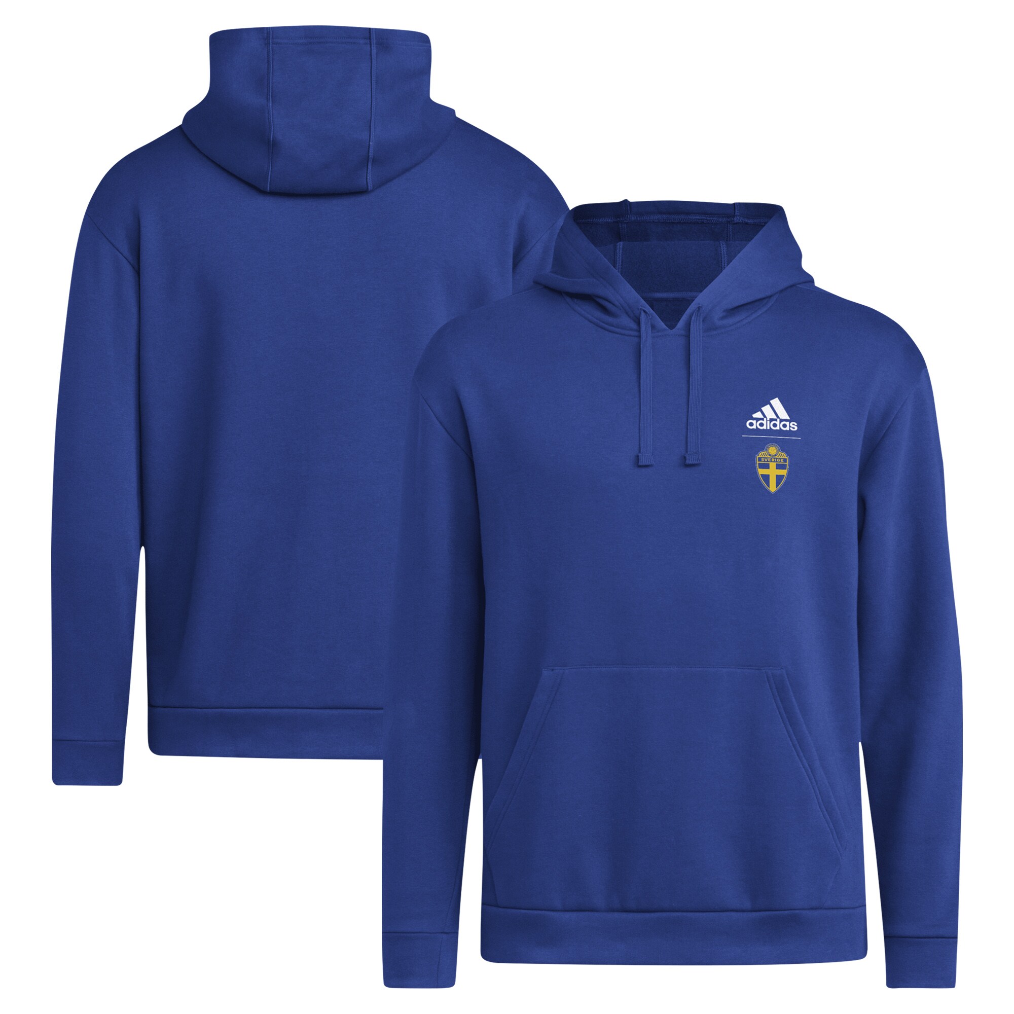 Shop sweden national team adidas crest pullover hoodie – blue – Mexico Football Shirts & World Cup Jerseys