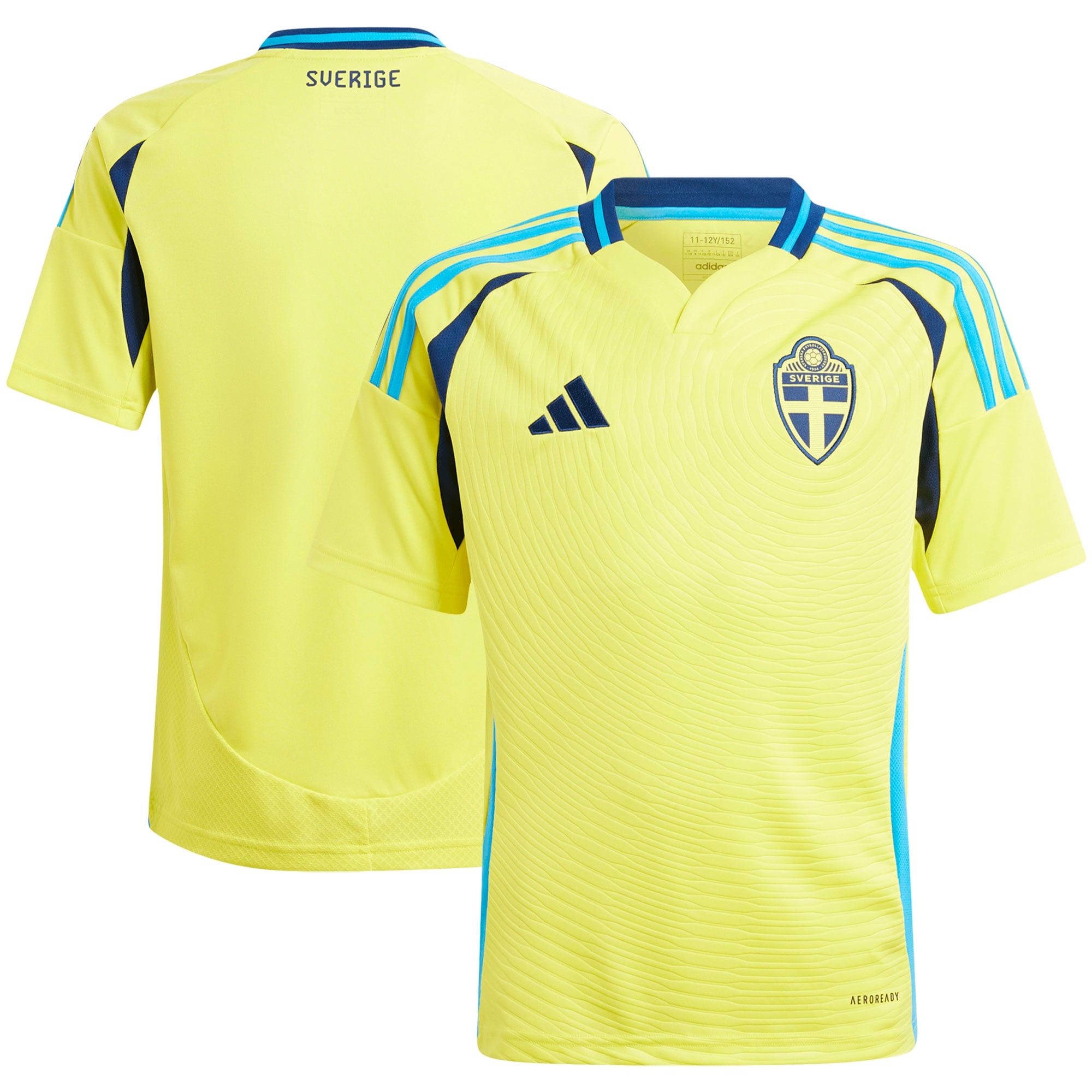 Shop sweden national team adidas youth 2024 home replica jersey – yellow – Mexico Football Shirts & World Cup Jerseys