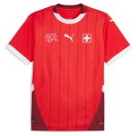 Shop switzerland national team puma 2024 home replica jersey – red – Mexico Football Shirts & World Cup Jerseys