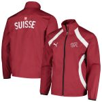 Shop switzerland national team puma 2024 pre-match full-zip hoodie jacket – red – Mexico Football Shirts & World Cup Jerseys