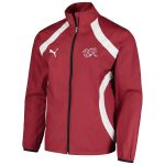 Shop switzerland national team puma 2024 pre-match full-zip hoodie jacket – red – Mexico Football Shirts & World Cup Jerseys