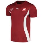 Shop switzerland national team puma 2024 pre-match jersey – red – Mexico Football Shirts & World Cup Jerseys