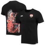 Shop trinidad and tobago national team warrior tribal t-shirt – black – Mexico Football Shirts & World Cup Jerseys