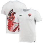 Shop trinidad and tobago national team warrior tribal t-shirt – white – Mexico Football Shirts & World Cup Jerseys