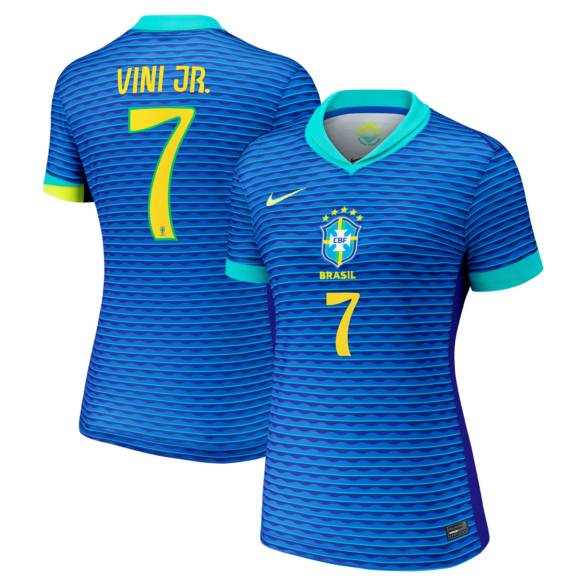 Shop vini jr. brazil national team nike women8217s 2024 away replica jersey – blue – Mexico Football Shirts & World Cup Jerseys