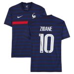 Shop zinedine zidane france national team autographed fanatics authentic 2020 navy home nike jersey – Mexico Football Shirts & World Cup Jerseys